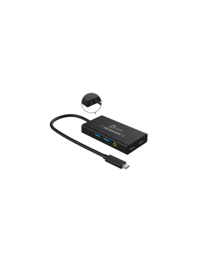 j5create JVA01 Video Capture USB Hub with HDMI Capture & USB-C Dock