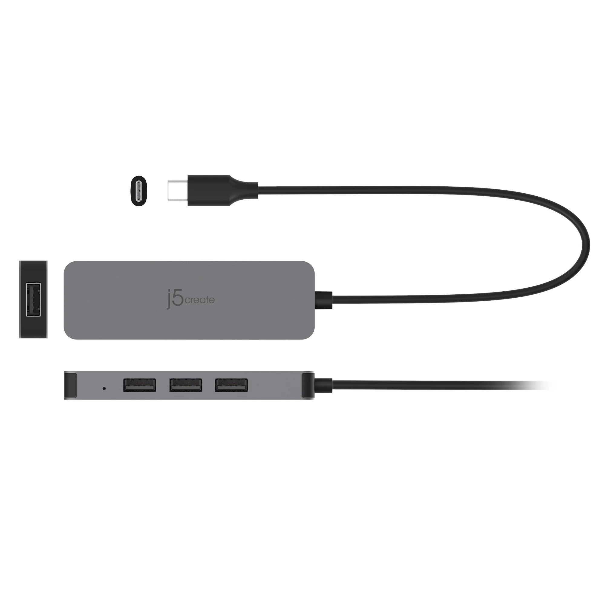 j5create JTS223 Laptop Stand with USB 4-Port Hub