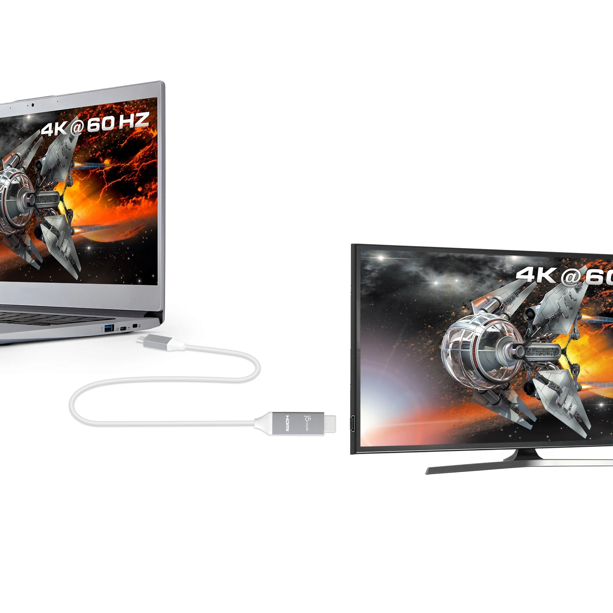 j5create JCC153G USB-C to 4K HDMI Cable