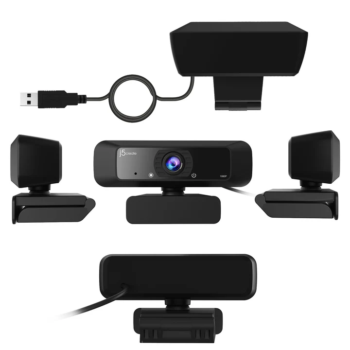 j5create JVCU100 USB HD Webcam with 360° Rotation