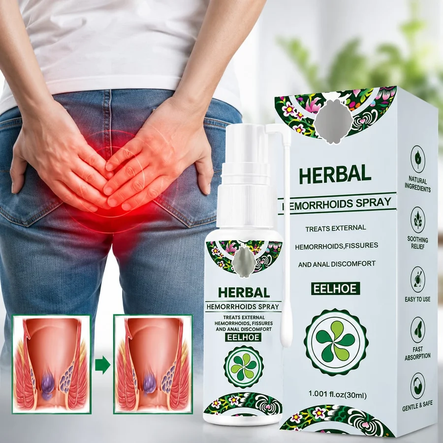 بخاخ الأعشاب للعناية الخارجية - Herbal Hemorrhoids Spray - 30 مل