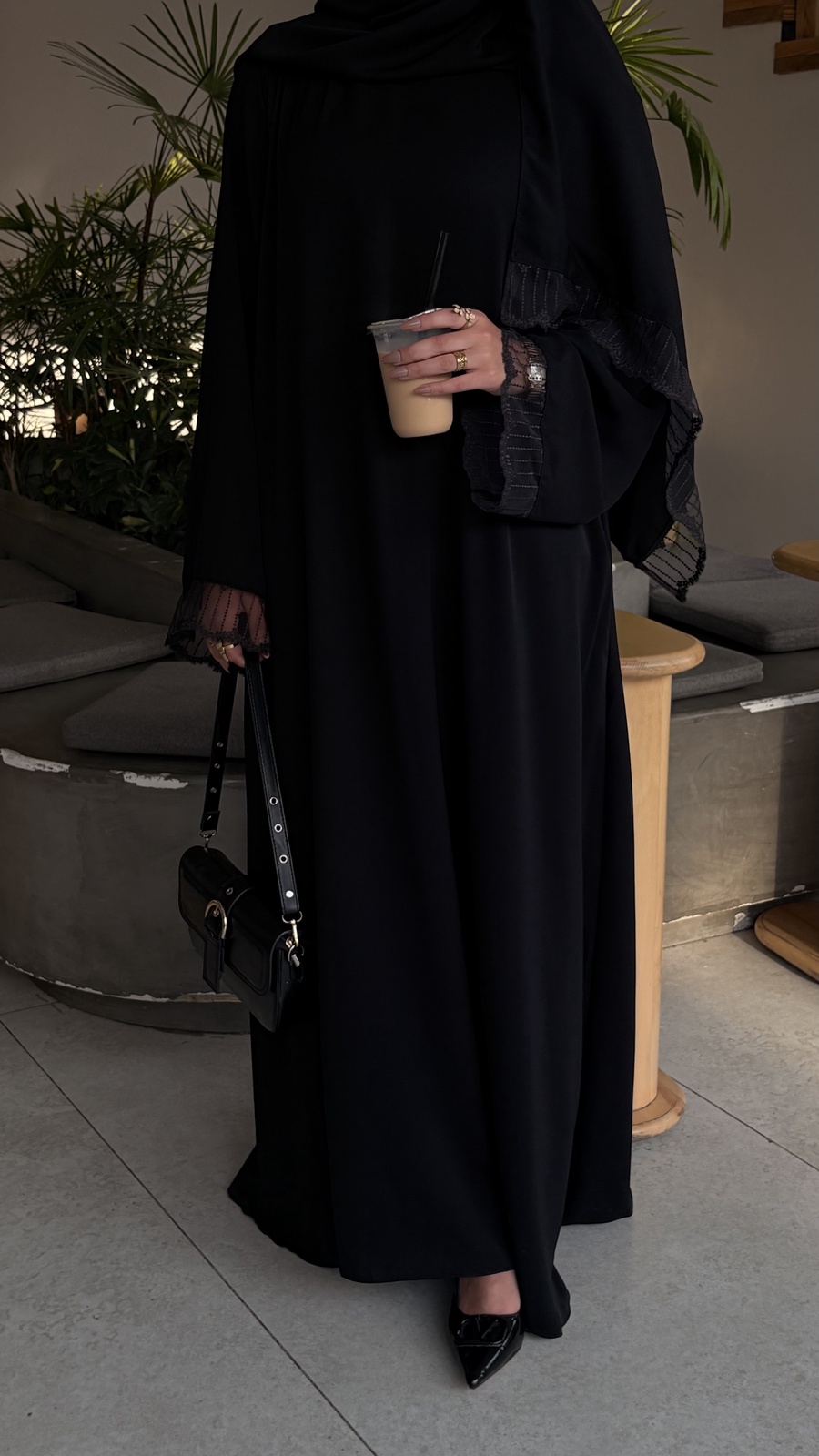 Black-Everyday Abaya | Premium Modest Abaya