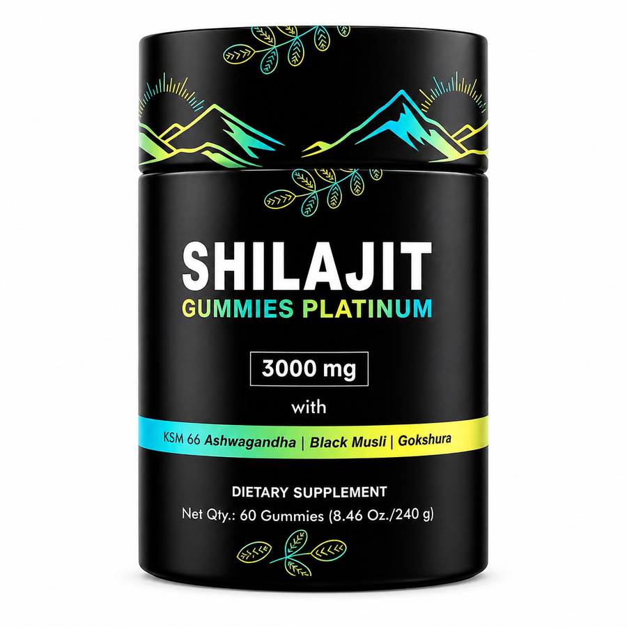 Shilajit Energy Gum | علكة شيلاجيت للطاقة خالية من السكر