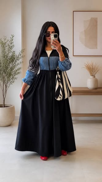 Luxe Denim Dress