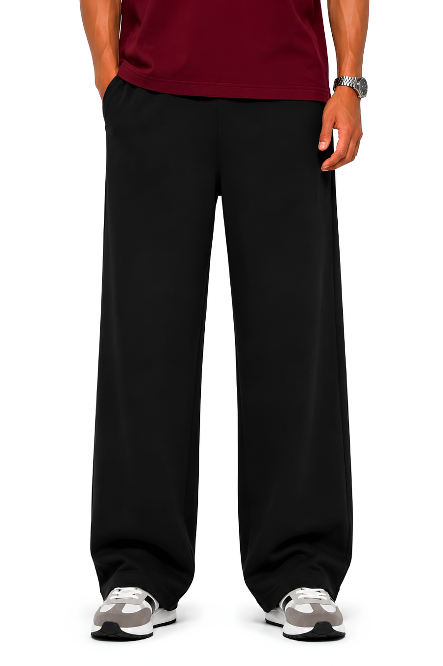 Baggy sweat-pants