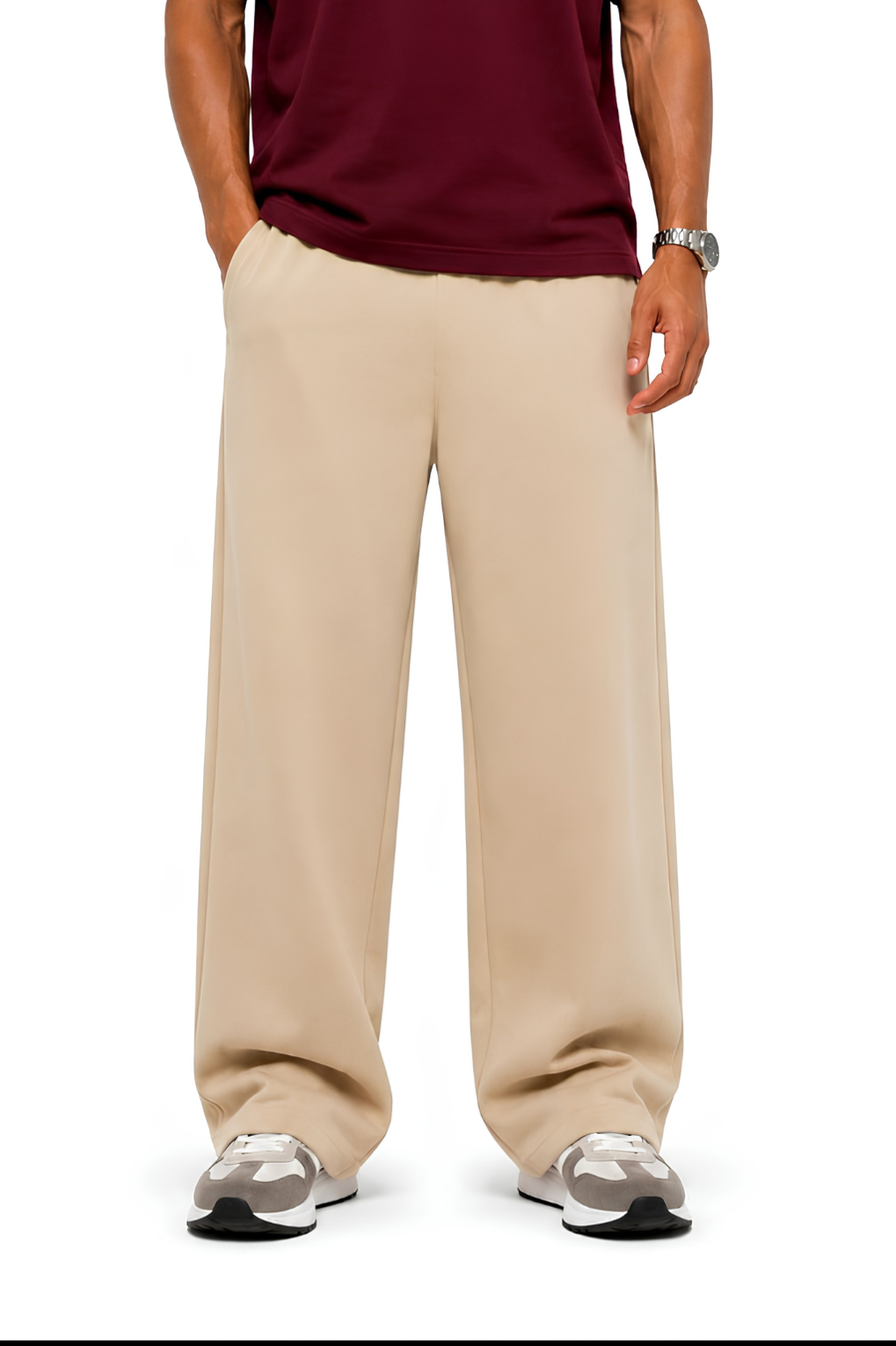 Baggy sweat-pants