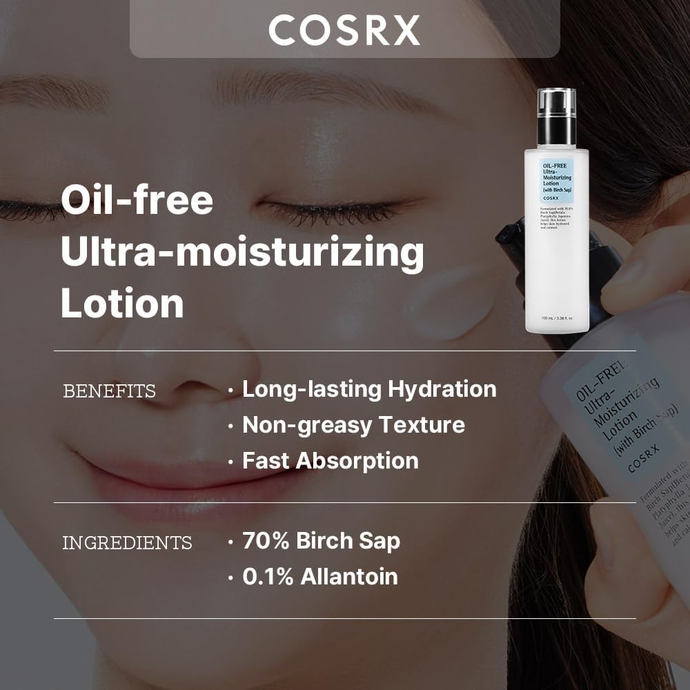 Cosrx Daily Acne Facial Moisturizer With Birch Sap, 100Ml 