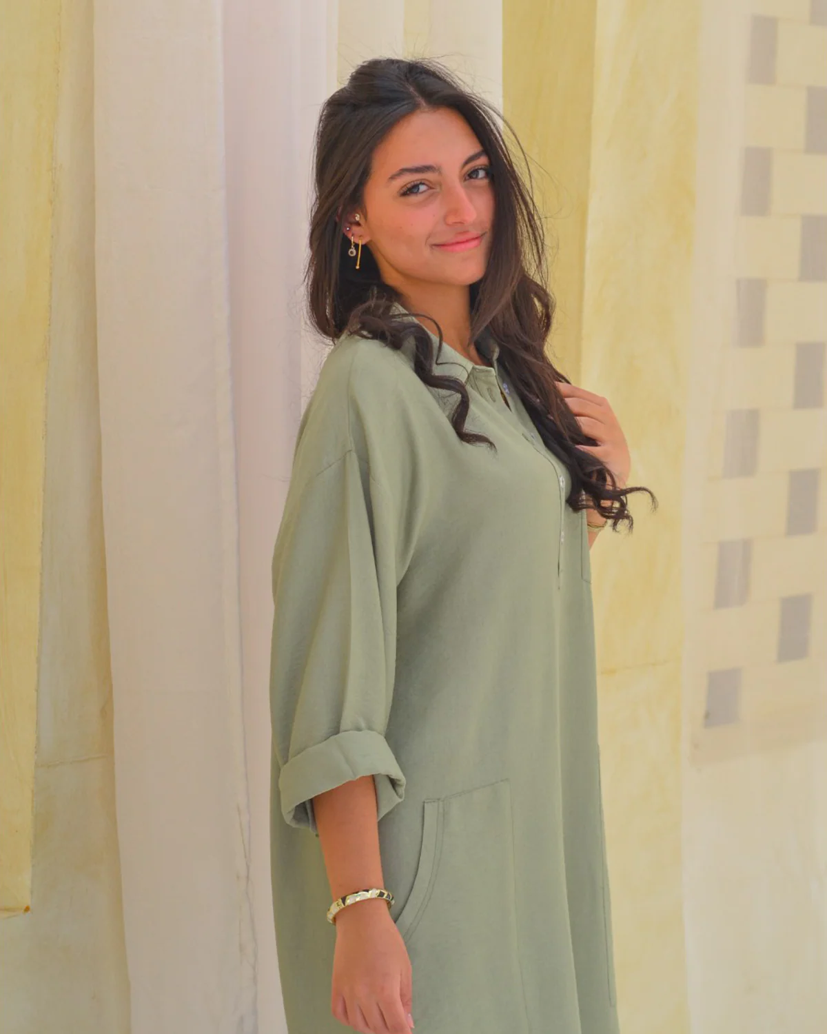 The Essential Linen Dress | فستان كتان صيفي أنيق