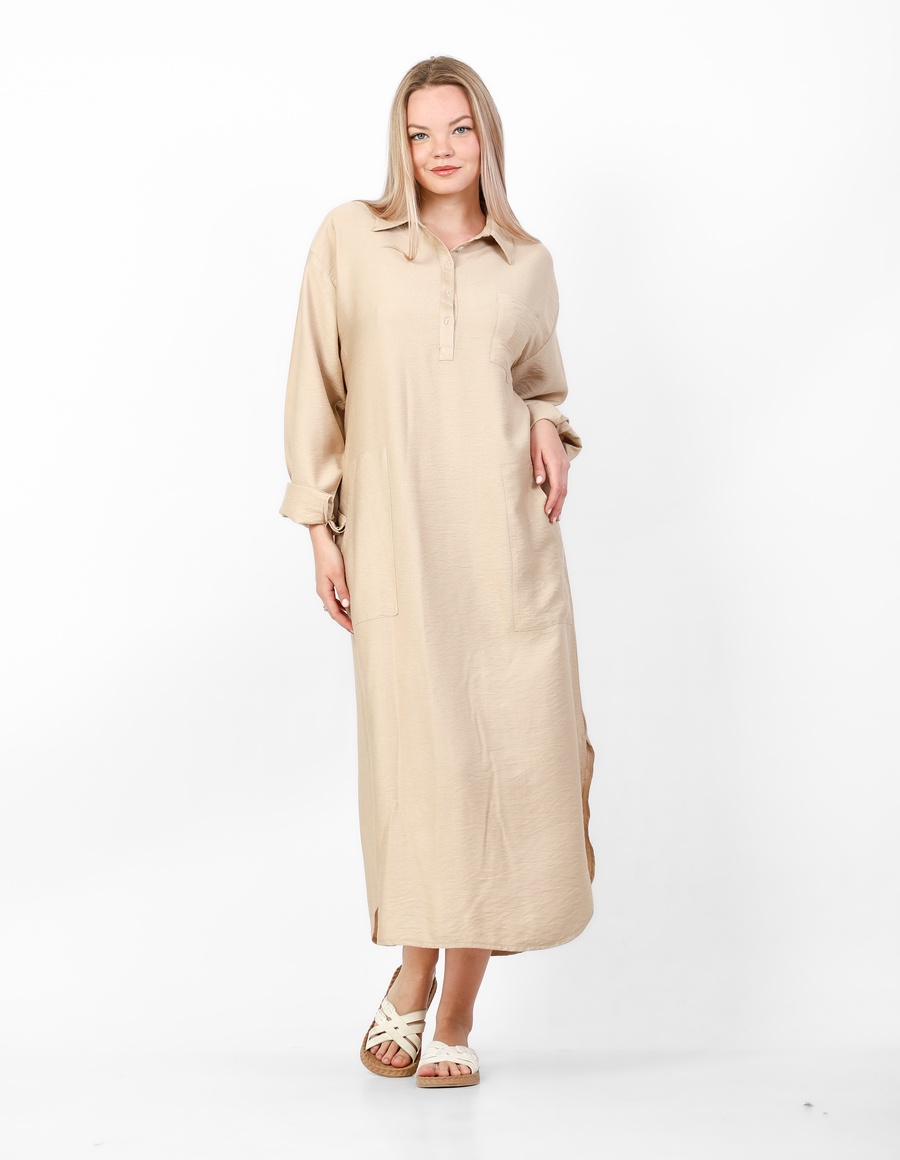The Essential Linen Dress | فستان كتان صيفي أنيق