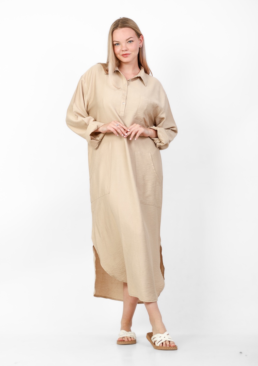The Essential Linen Dress | فستان كتان صيفي أنيق