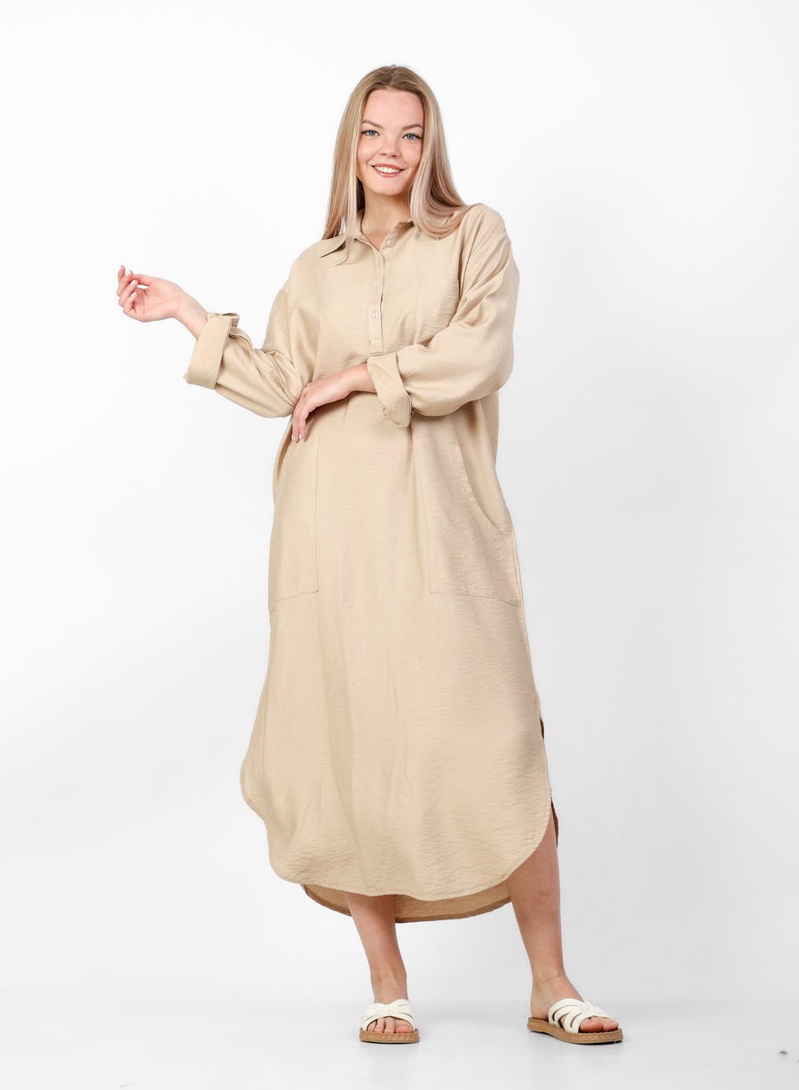 The Essential Linen Dress | فستان كتان صيفي أنيق