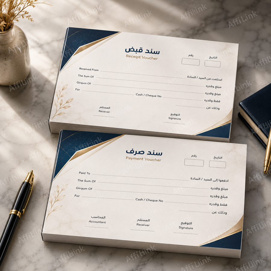 طباعة سندات القبض والصرف