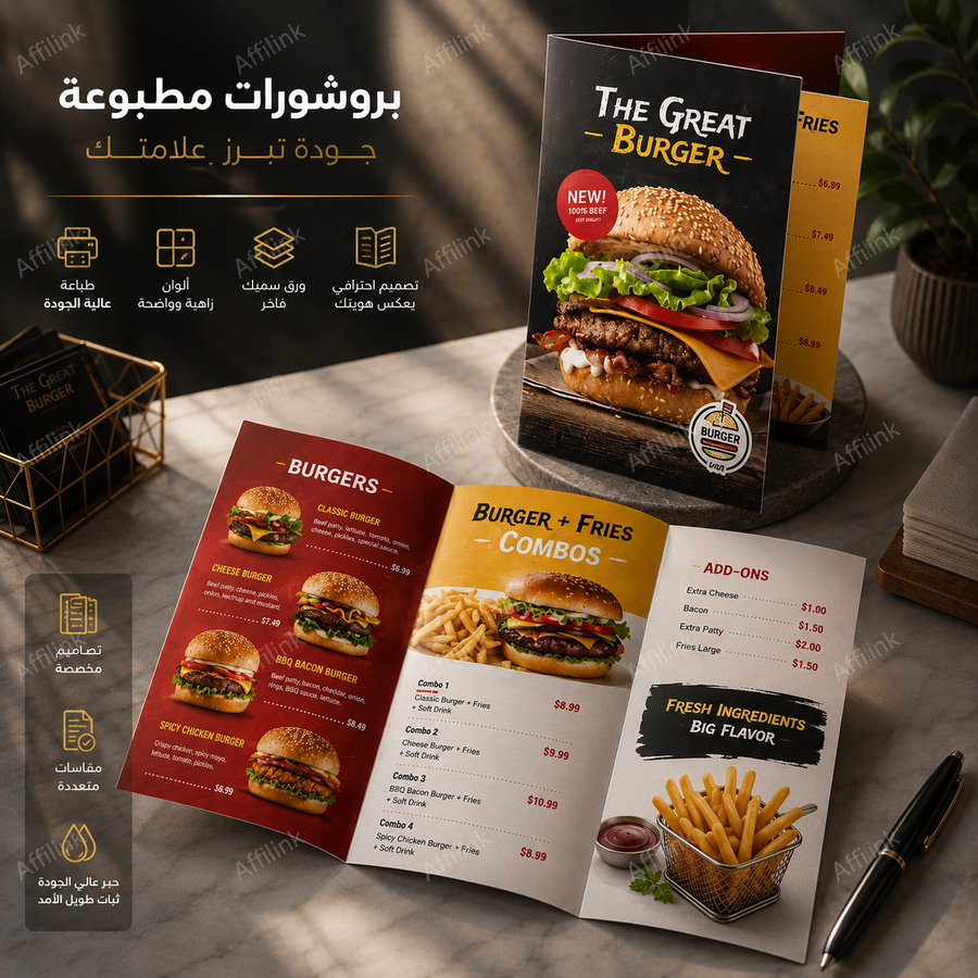 طباعة بروشورات احترافية