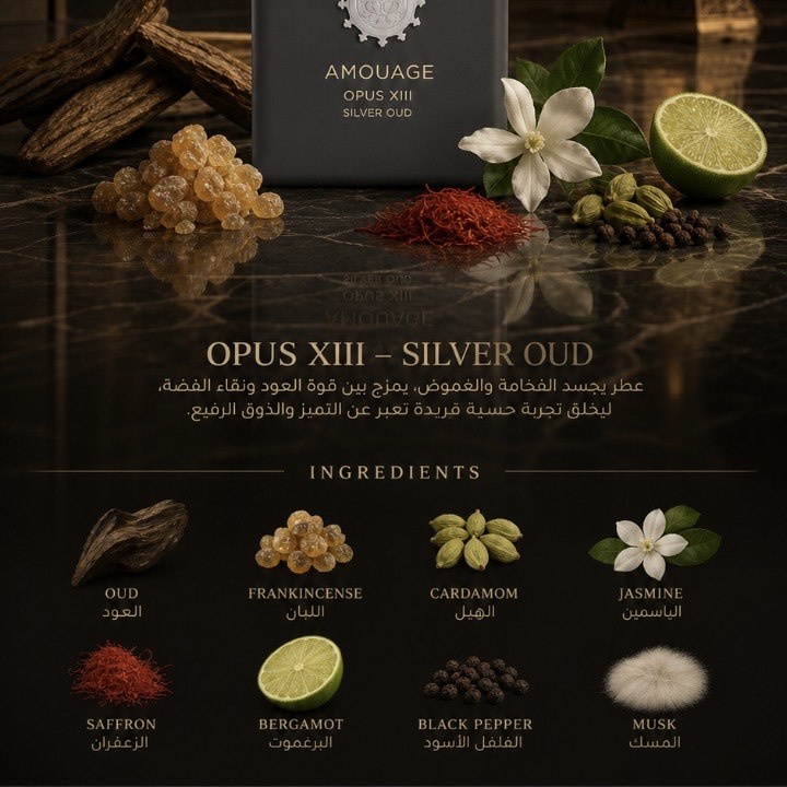Amouage Opus XIII – Silver Oud 100ML