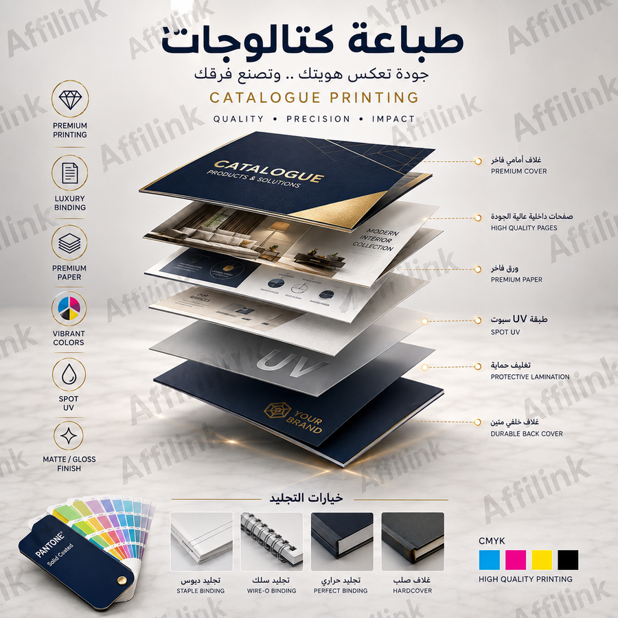 طباعة كتالوجات احترافية