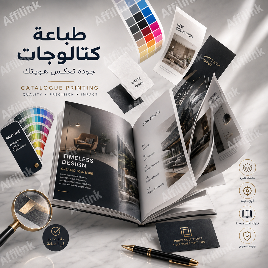 طباعة كتالوجات احترافية