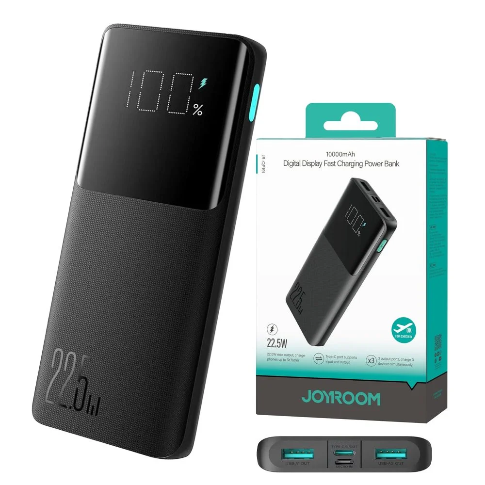  Joyroom Power Bank-JR-QP191 - 10000mAh - 22.5W
