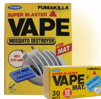عرض فيب بدون سلك فيب (ماكينة + عبوة أقراص 30 شريحة) - Fumakilla Vape Cordless Mosquito Destroyer Promo Pack