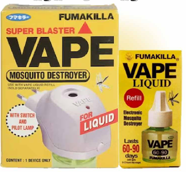 عرض جهاز فيب السائل + عبوة إعادة تعبئة مجانا - Fumakilla Vape Liquid Mosquito Destroyer Promo