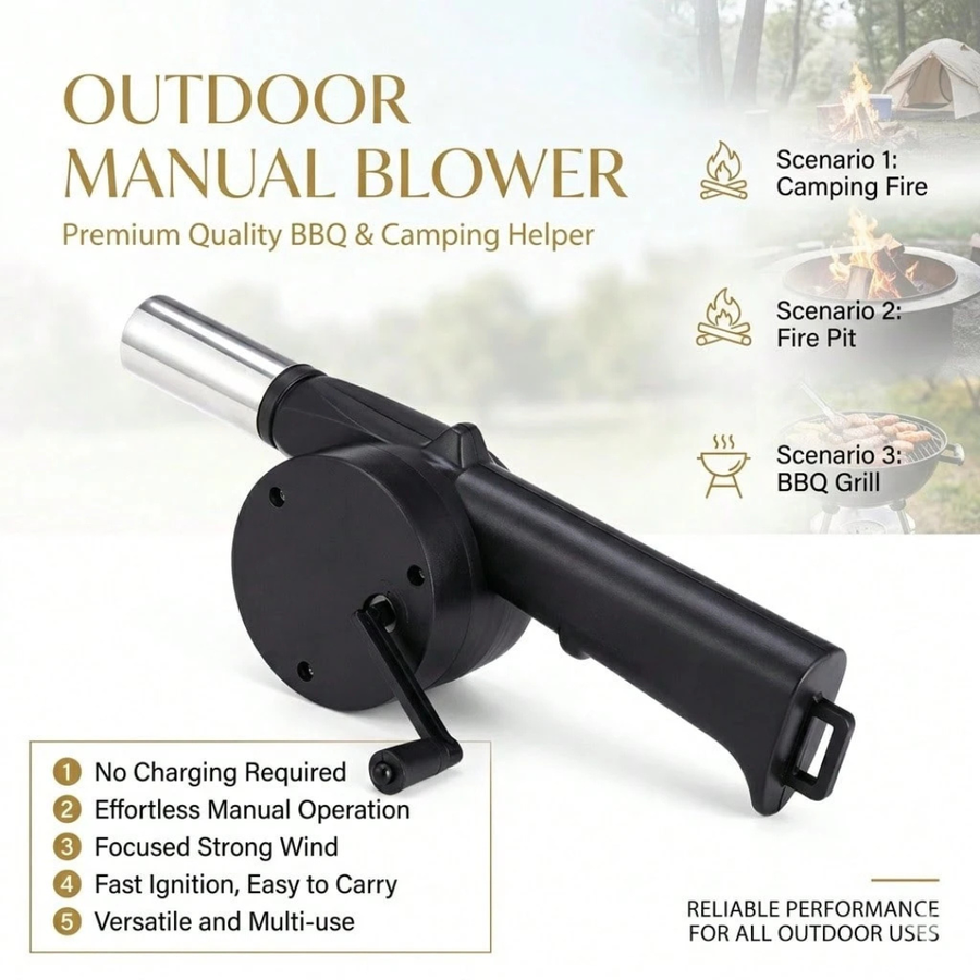 Premium BBQ Fire Starter Fan