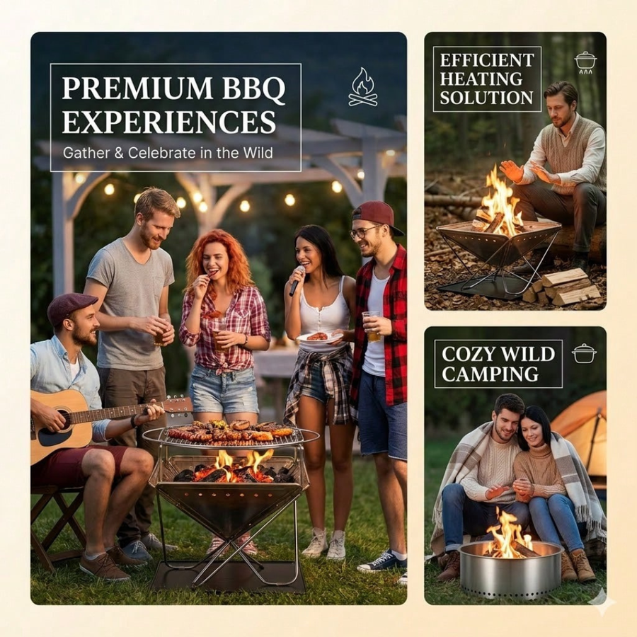 Premium BBQ Fire Starter Fan
