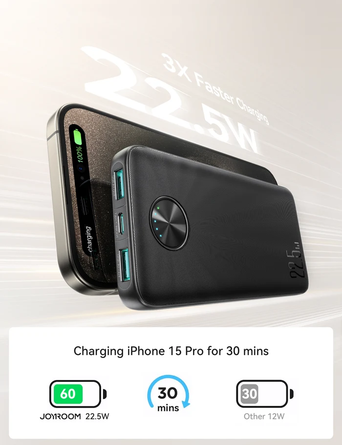  Joyroom Power Bank-JR-PBF-15-10000mAh - 22.5W
