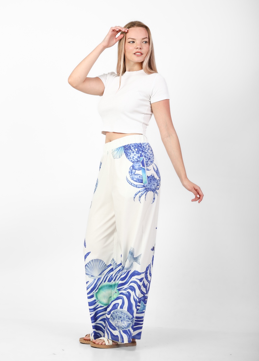 Ocean Breeze Wide-Leg Pants