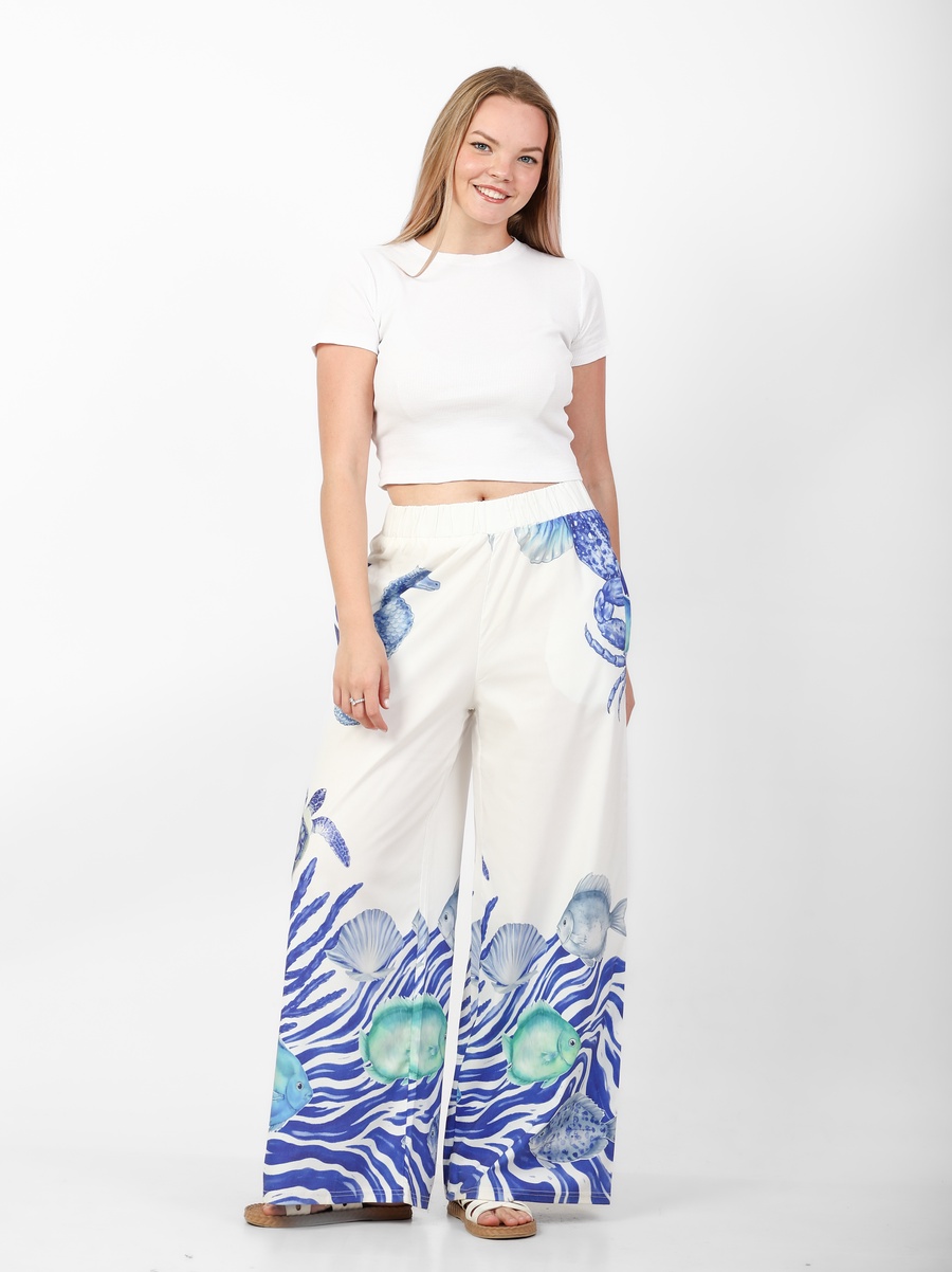 Ocean Breeze Wide-Leg Pants