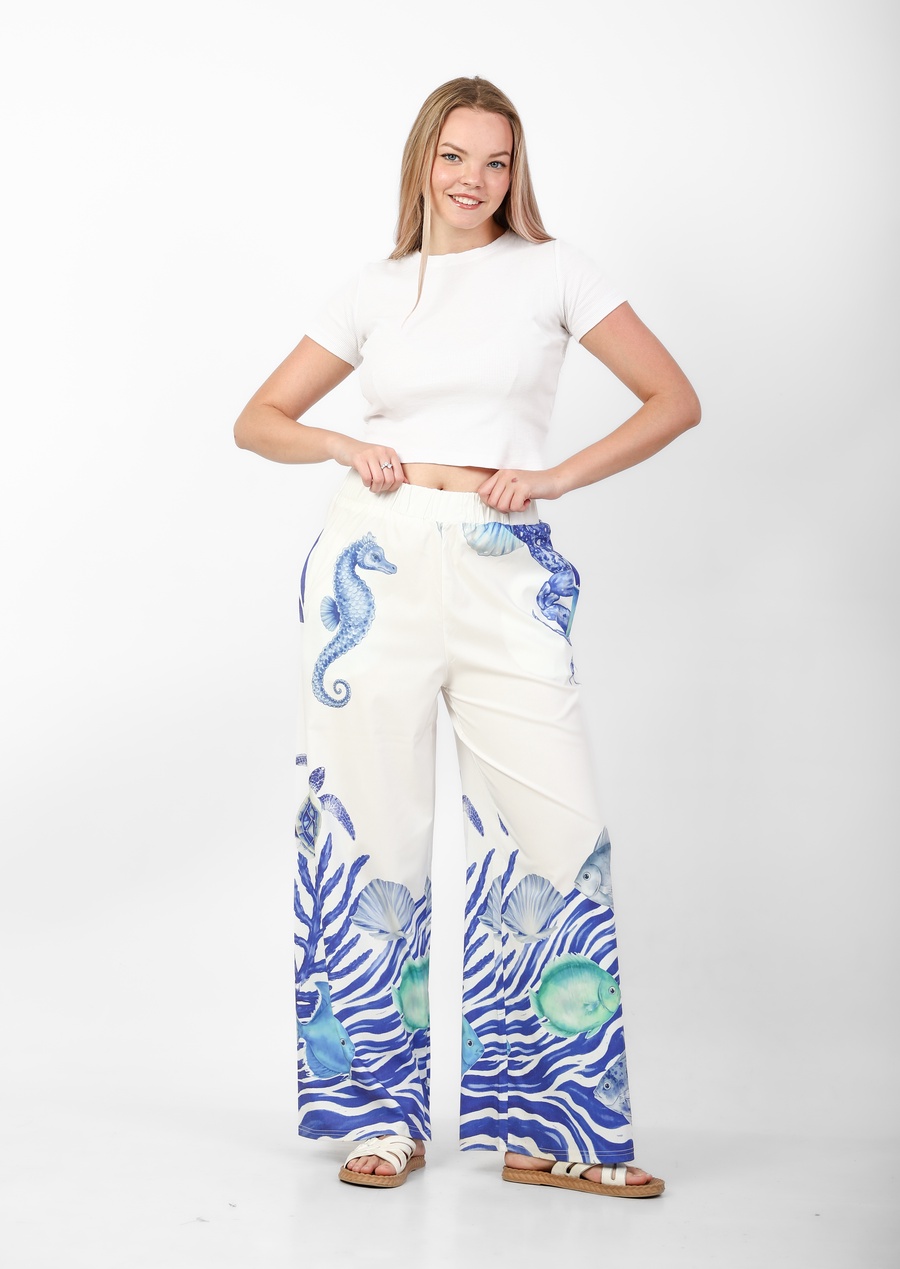 Ocean Breeze Wide-Leg Pants