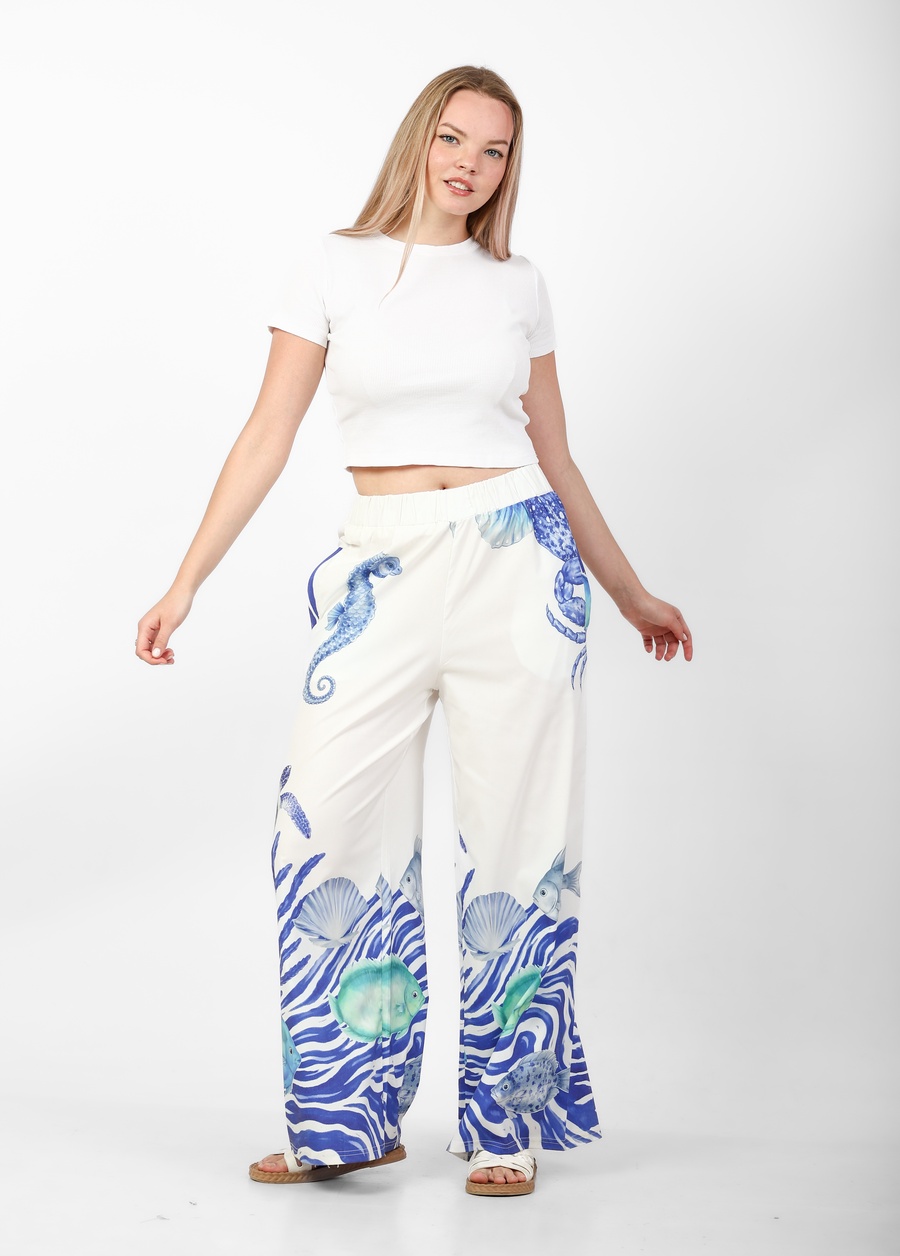 Ocean Breeze Wide-Leg Pants