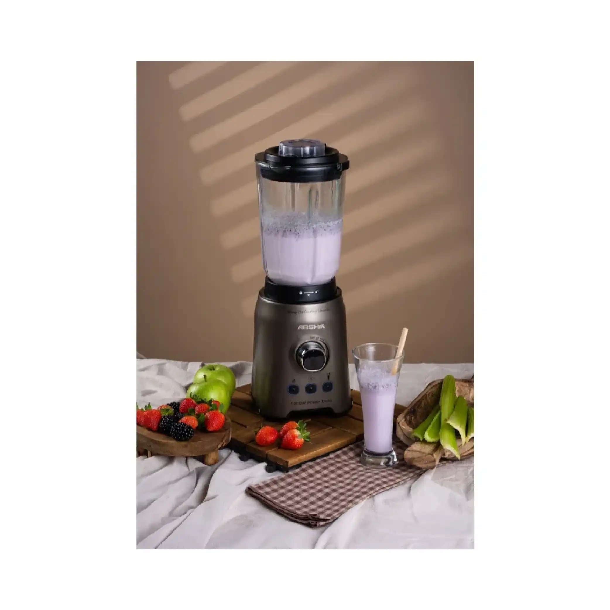 خلاط ومطحنة أرشيا ديجيتال 2 في 1 زجاج بايركس 1200 واط - BL014-2716