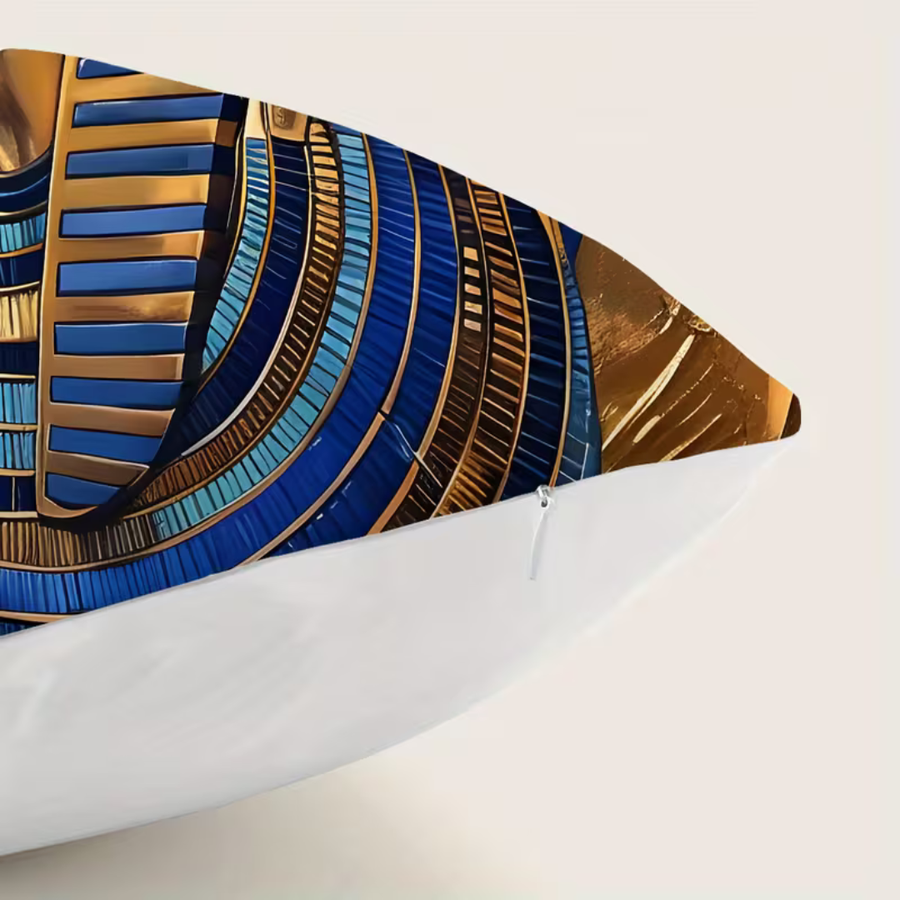 Premium Ancient Egyptian Pattern Pillowcase 45 × 45 cm, Tutankhamun