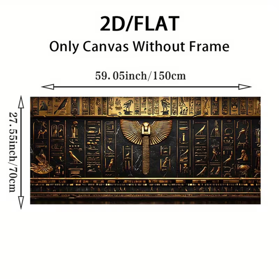 Large Ancient Egyptian Canvas Wall Art 150 × 70 cm