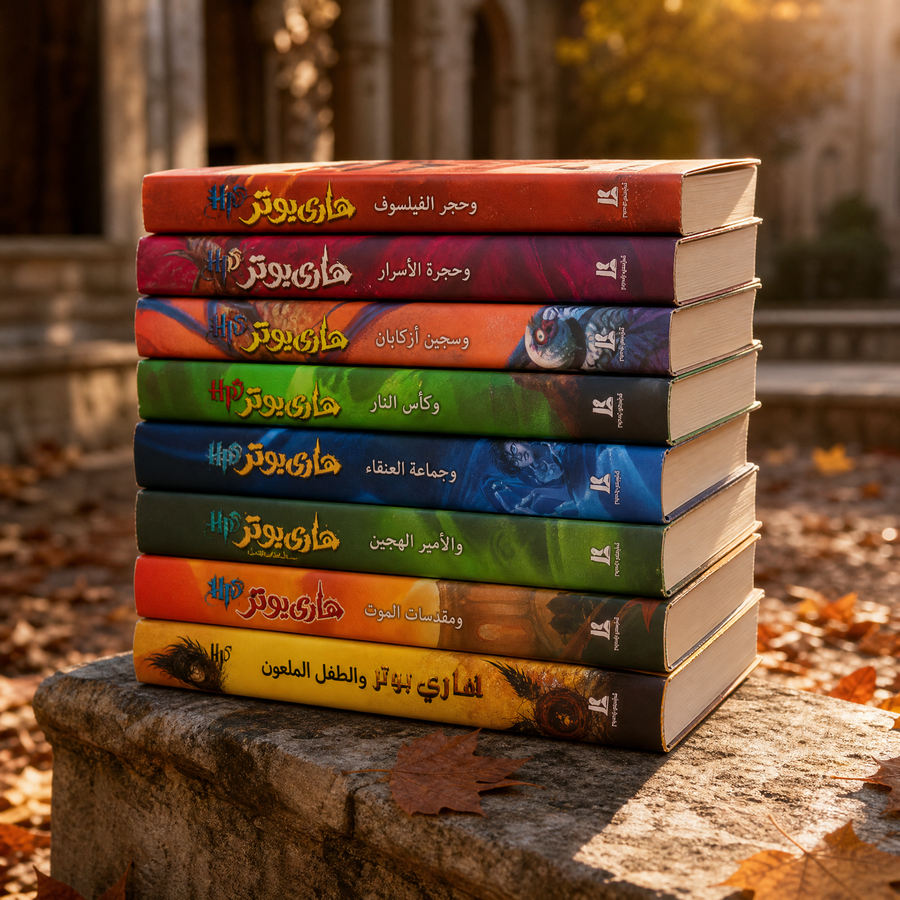 مجموعة هاري بوتر – الأجزاء السبعة + جزء المسرحية 🪄  (8 كتب)