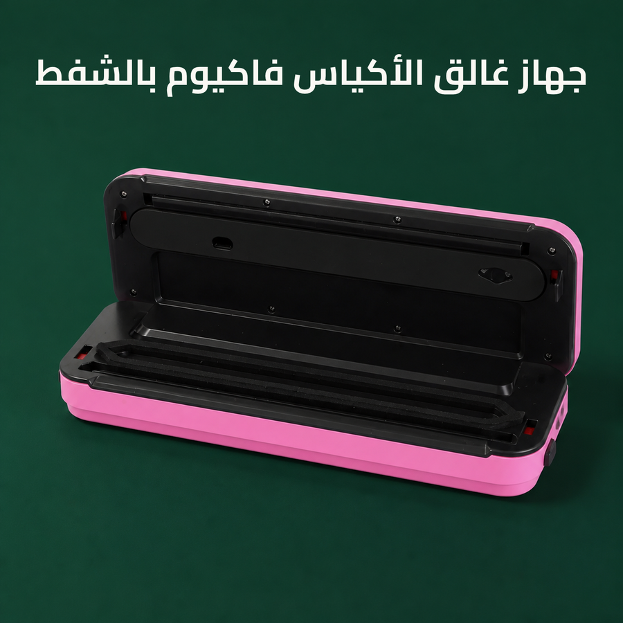 جهاز غالق الأكياس فاكيوم بالشفط