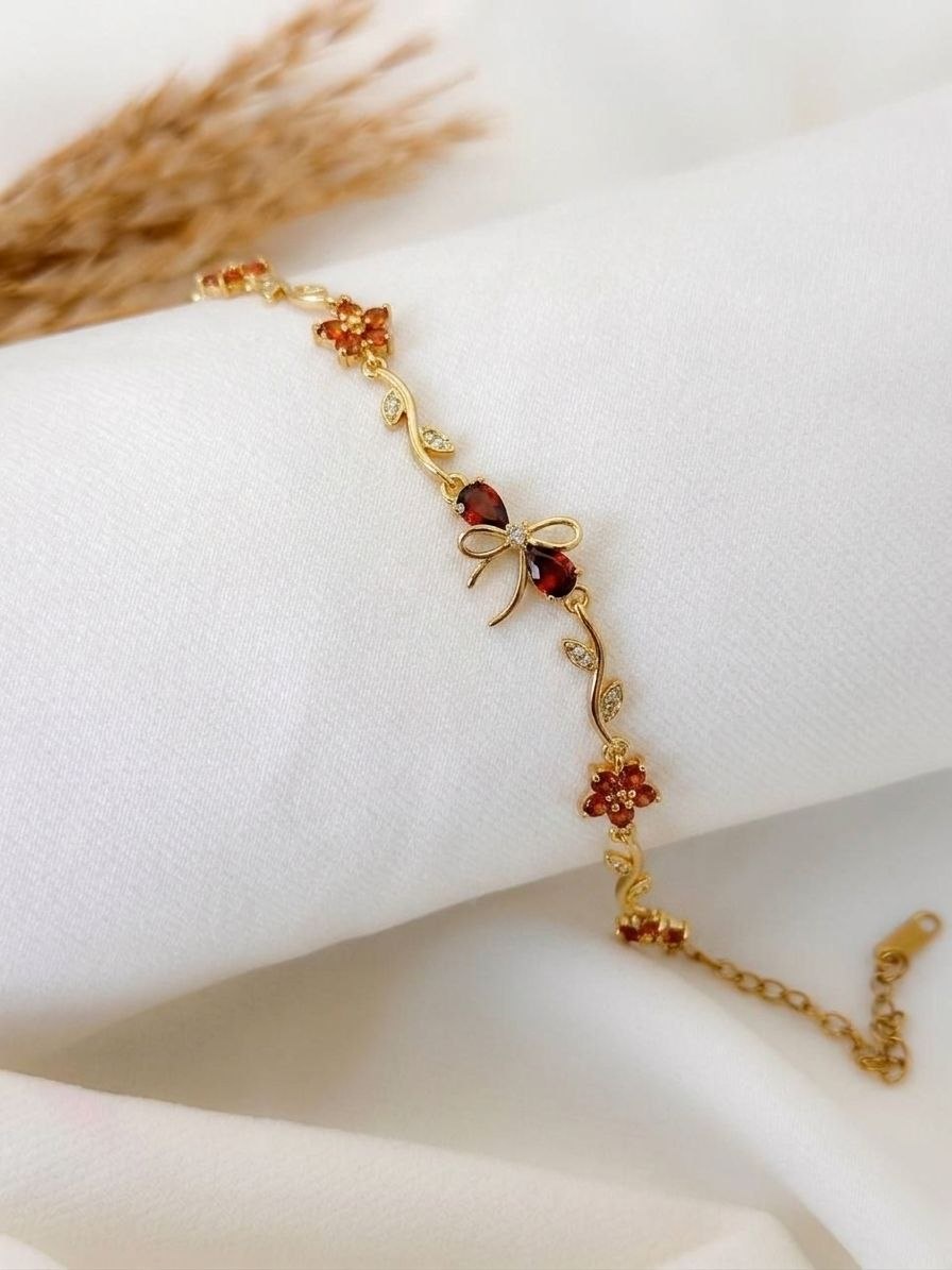  Bow & Flower Bracelet