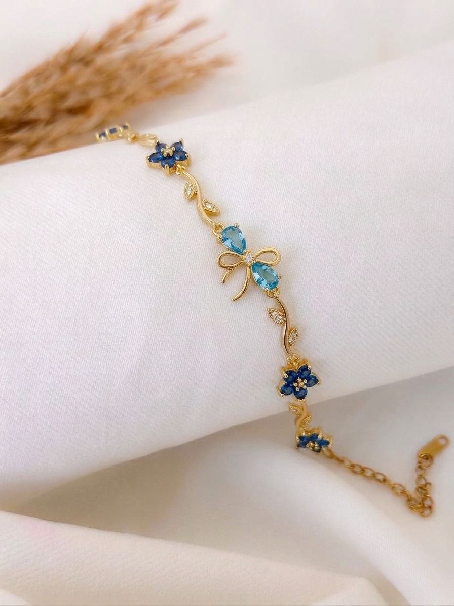  Bow & Flower Bracelet
