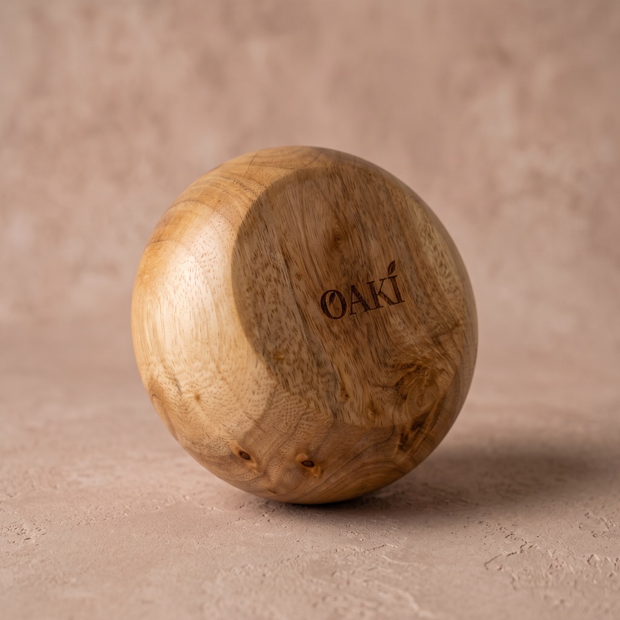 OAKI Mahogany Wooden Serving Bowl (15cm)