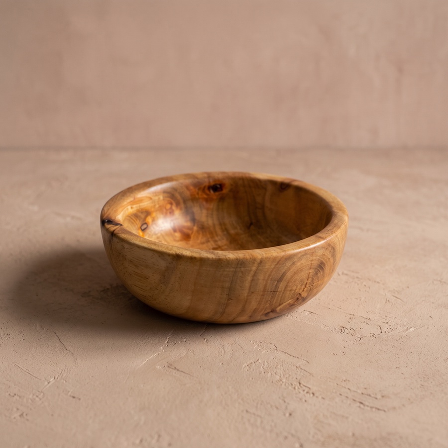 OAKI Mahogany Wooden Serving Bowl (15cm)