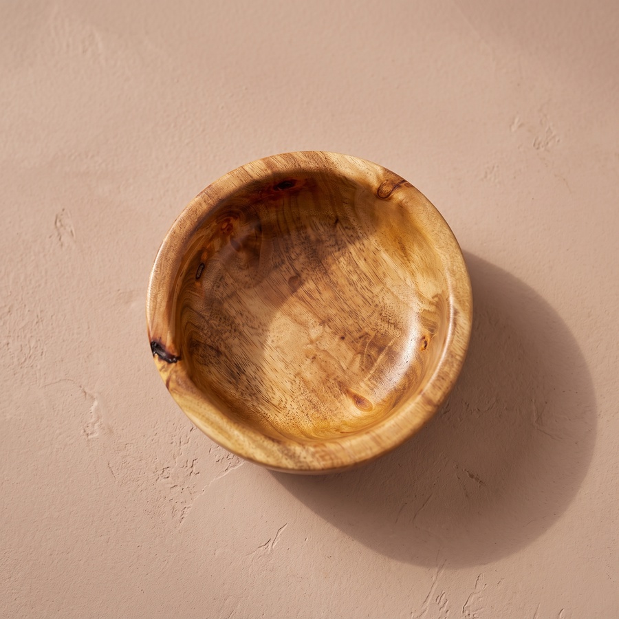 OAKI Mahogany Wooden Serving Bowl (15cm)