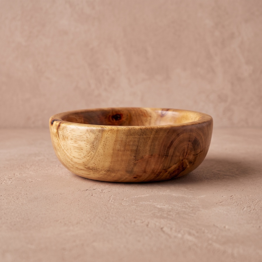 OAKI Mahogany Wooden Serving Bowl (15cm)