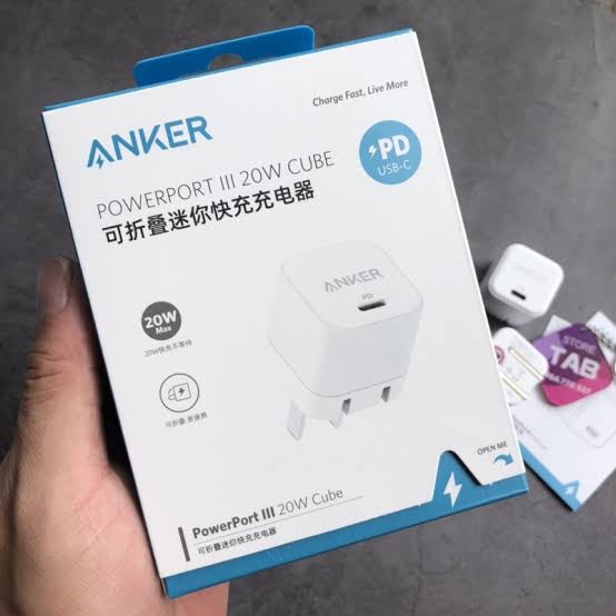 شاحن أنكر PowerPort III Cube بقدرة 20 وات PD USB-C