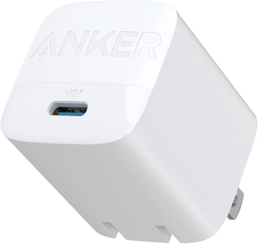 شاحن أنكر 30 وات USB-C بتقنية PowerIQ مع كابل Type-C to Type-C