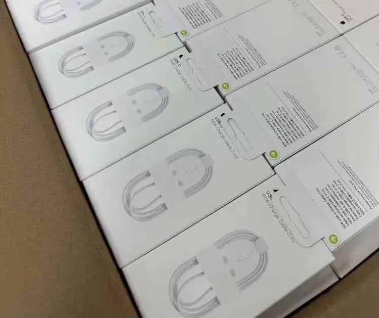 كابل Apple USB-C شحن سريع 60W بطول 1 متر – أبيض