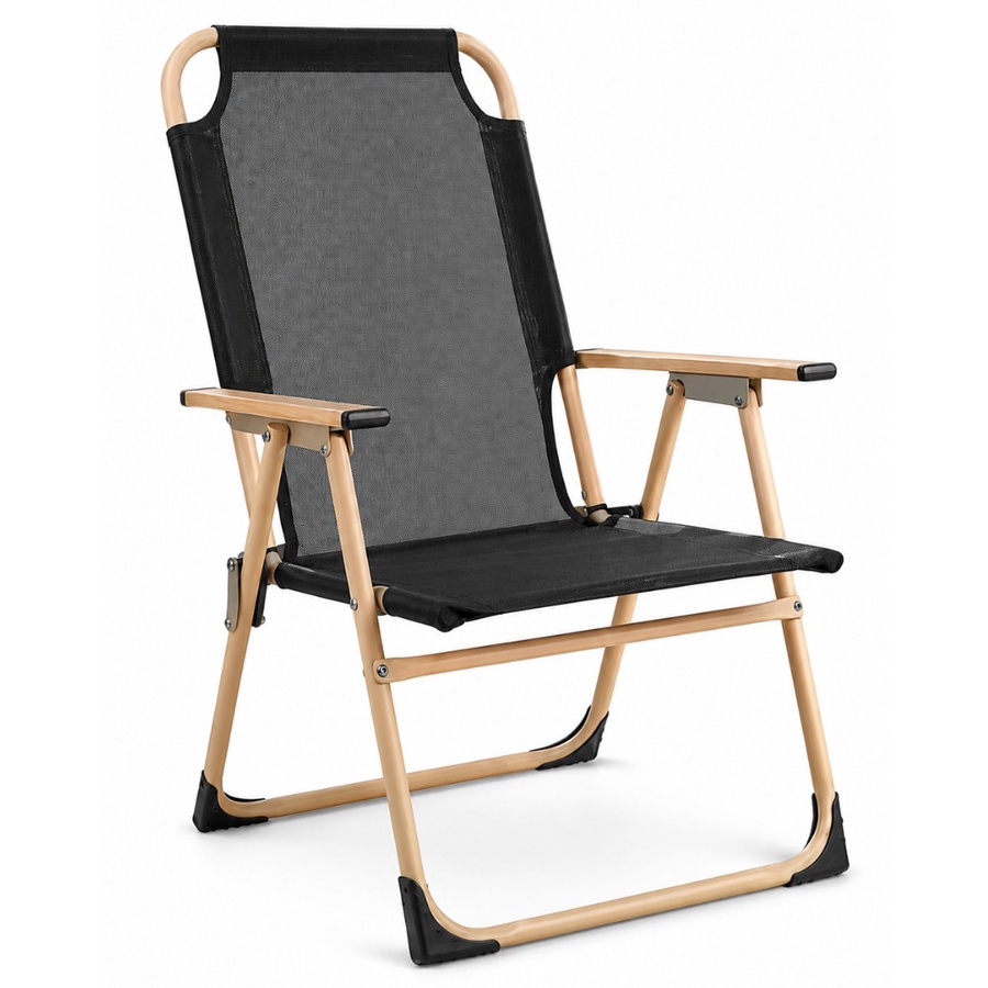 Luxury Heavy-Duty Folding Chair - Comfortable Backrest and Seat|كرسي فاخر قابل للطي شديد التحمل - مسند ظهر ومقعد مريحان