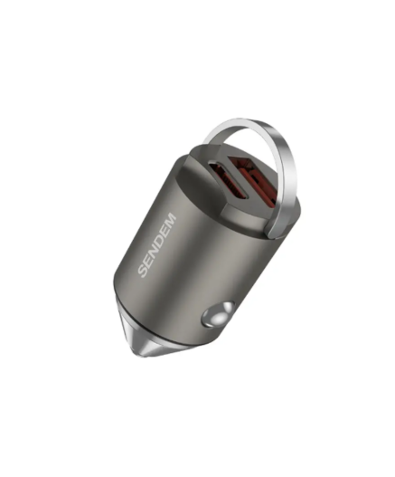 Sendom D16 120W Dual Port USB-A + USB-C Car Charger