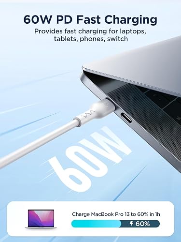 JOYROOM Fast Charging Data Cabel (1 M) -Type C -To- Type C (60W) S-A26
