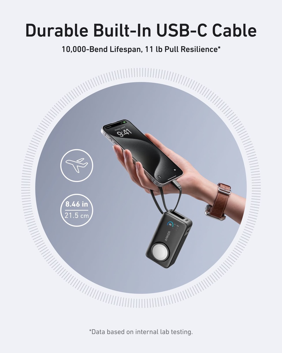 Anker MagGo Power Bank 10K 35W for Apple Watch & iPhone