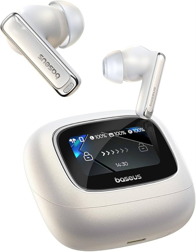 Baseus Bowie M2s Ultra True Wireless Earphones with Smart Touch Screen black or white