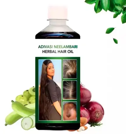 زيت Adivasi Neelambari العشبي لنمو الشعر وتقليل التساقط – Adivasi Herbal Hair Oil
